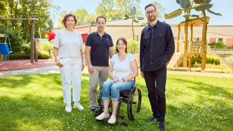 Andrea Bastion, Stefan Schwalfenberg, Anna Metzen and René Meistrell (f. l.)